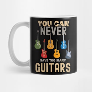 Vintage Guitar Pick Guitarist Mug